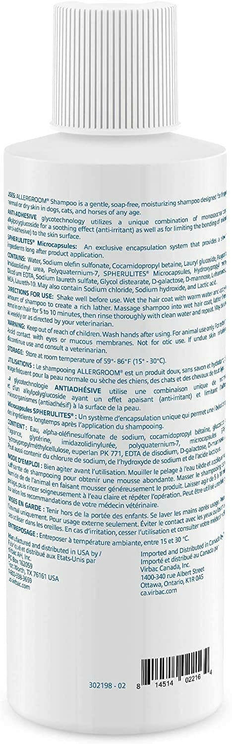 Allergroom Moisturizing Shampoo for Dogs, Cats & Horses