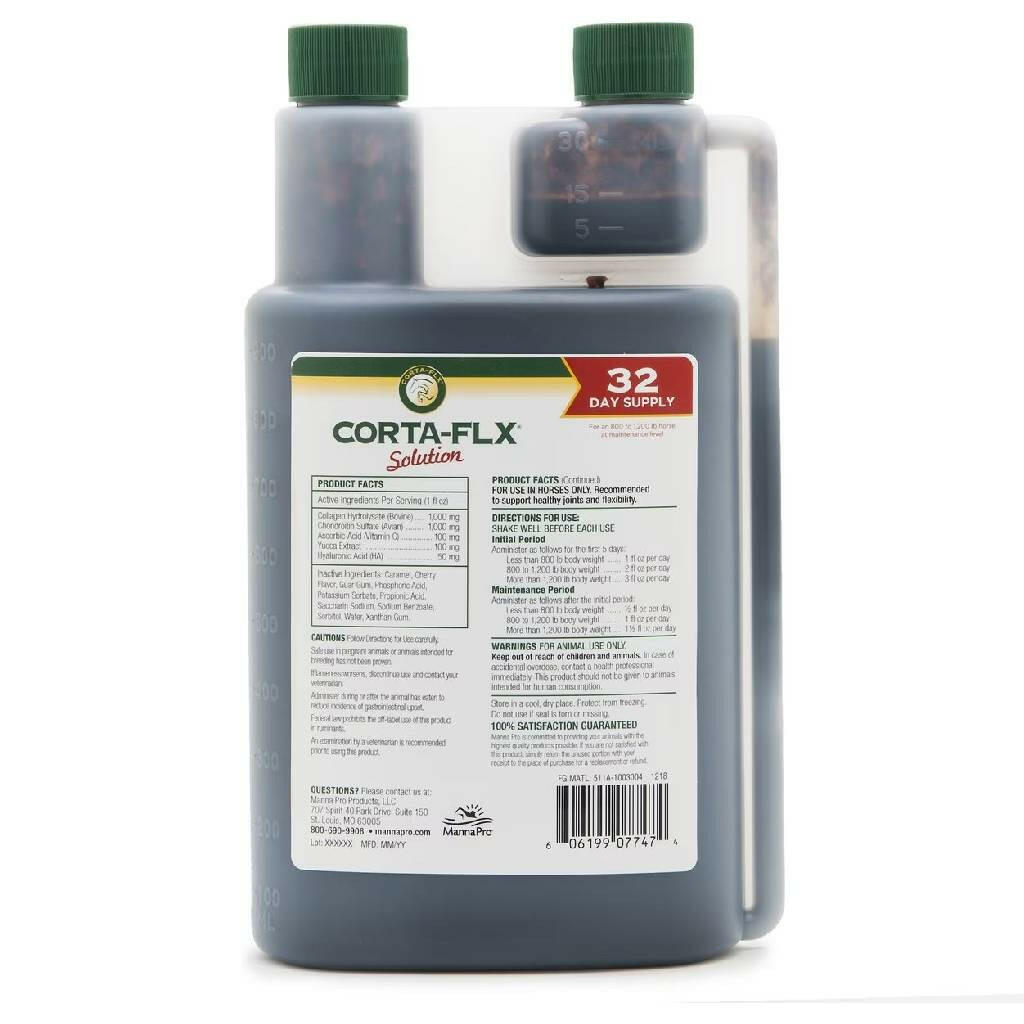 Corta-Flx Joint Supplement Solution for Horses (32 oz, 16-32 days)