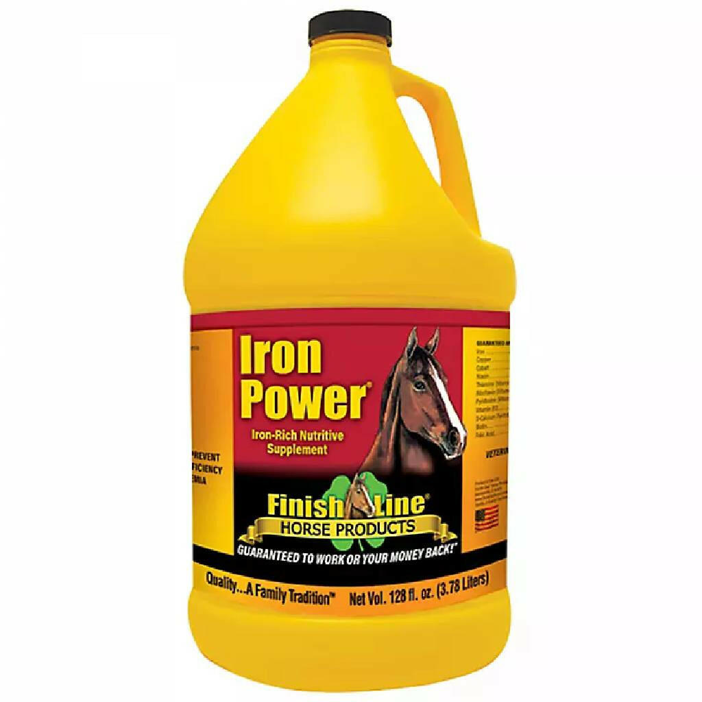 Finish Line Iron Power Supplement Support For Horses (Gallon)