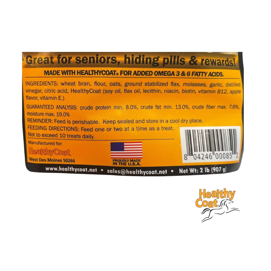 Healthy Coat HealthyCakes Apple & Molasses Horse Treats (2 lb)