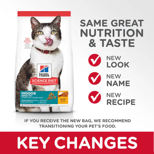 Hill's Science Diet Senior 11+ Dry Cat Food, Chicken Recipe (3.5 lb)