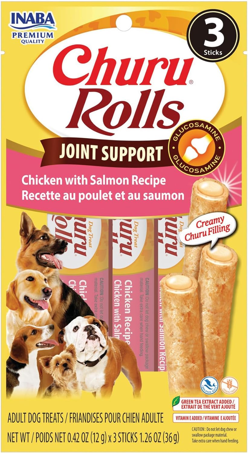 Inaba Churu Rolls Joint Support Dog Treats (3 sticks)