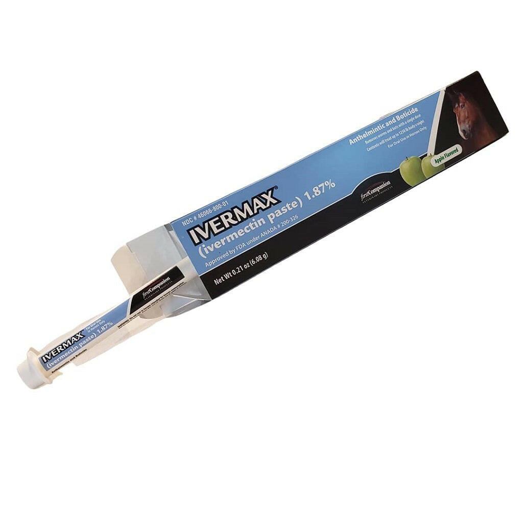 Ivermax Apple flavored Ivermectin Paste For Horses (1.87%) 6.08g