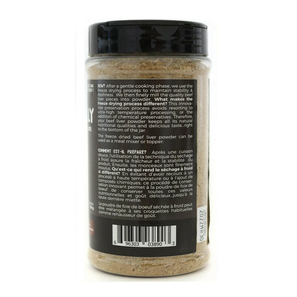 Max and Molly Freeze Dried Liver Powder for Dogs (3.5 oz)