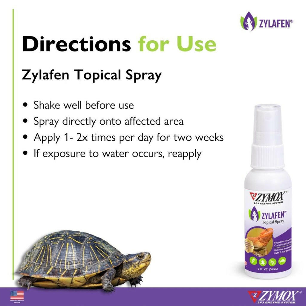 Zymox Zylafen Topical Solution w/o Hydrocortisone for Reptiles