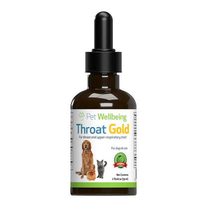 Pet Wellbeing Throat Gold for Throat Irritation in Dogs