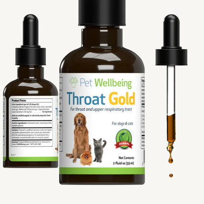 Pet Wellbeing Throat Gold for Throat Irritation in Dogs