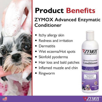 Zymox Advanced Enzymatic Oatmeal Cat & Dog Conditioner