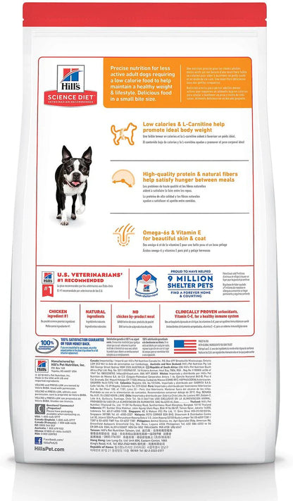 Hill's Science Diet Adult Light Small Bites Dry Dog Food, Chicken Meal & Barley