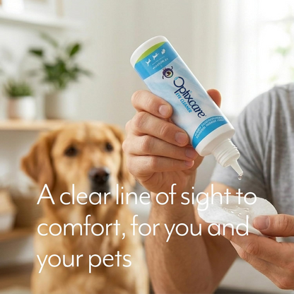 Optixcare Eye Cleaner for Dogs, Cats & Horses (100 ml)