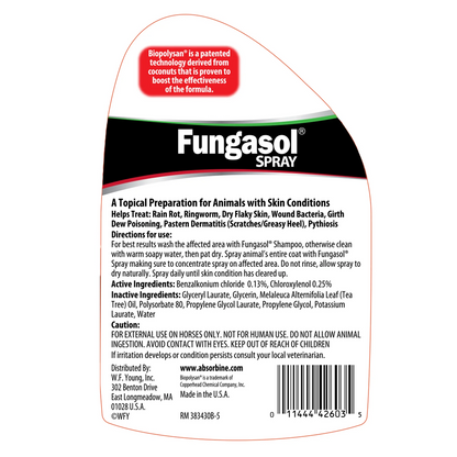 Absorbine Fungasol Spray for Horses (22 oz)