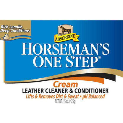 Absorbine Horseman's One Step Leather Cleaner & Conditioner Cream