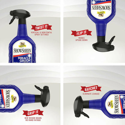 Absorbine Showsheen Miracle Groom Bathing Spray for Horses