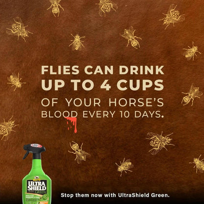 Absorbine Ultrashield Green Natural Fly Repellent for Horses