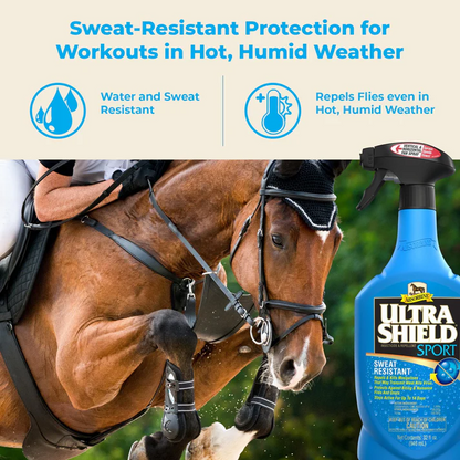 Absorbine Ultrashield Sport Sweat Resistant Insecticide & Repellent for Horses