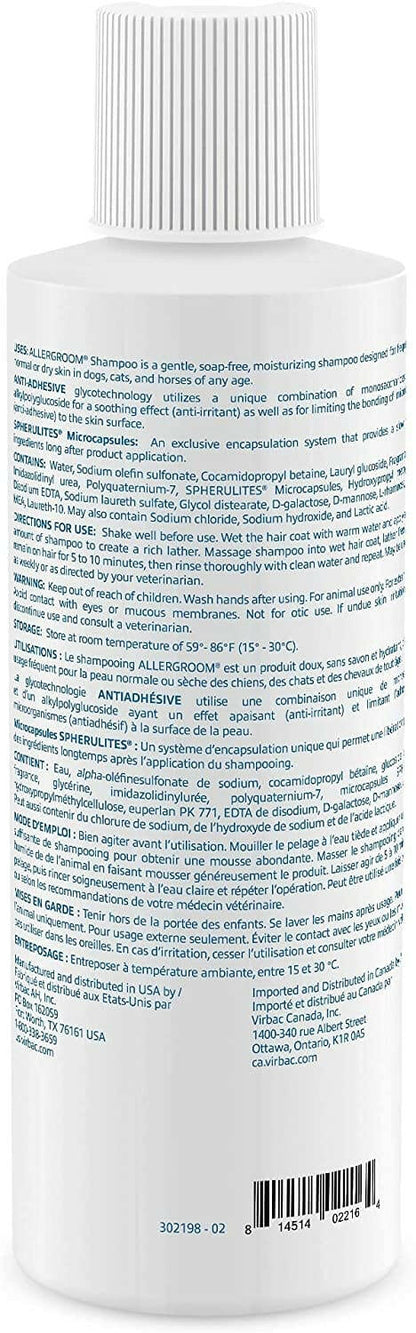 Allergroom Moisturizing Shampoo for Dogs, Cats & Horses
