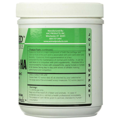 AniMed Absolute HA Hyaluronic Acid & Ester C Apple Flavored Horse Supplement(16 oz)