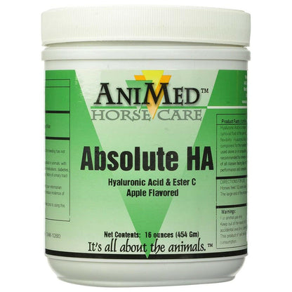 AniMed Absolute HA Hyaluronic Acid & Ester C Apple Flavored Horse Supplement(16 oz)