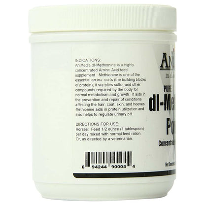 AniMed Dl-Methionine Powder Supplement For Horses (16 oz)