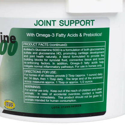 AniMed Glucosamine 5000 Joint Supplement For Horses