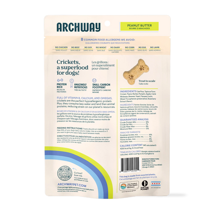 Archway Better Biscuit Peanut Butter Crunchy Dog Treats, 5-oz