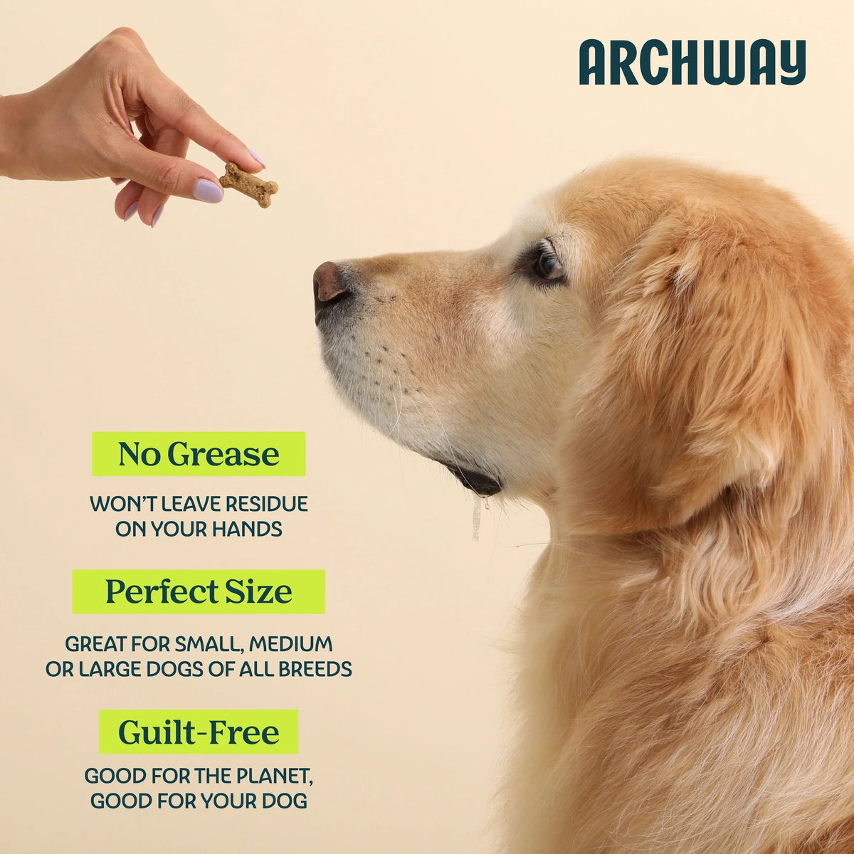 Archway Single Carp & Sweet Potato Biscuit Dog Treats, 5-oz