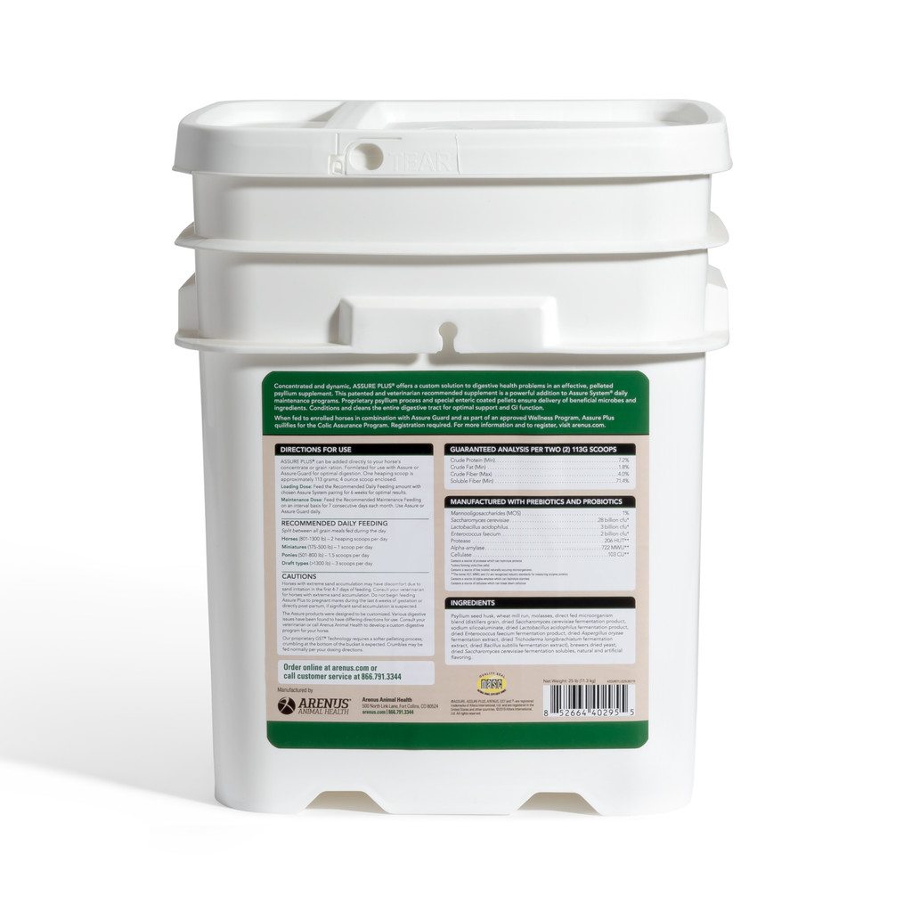Assure Plus Pelleted Digestive Supplement for Horses