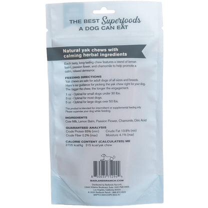 Badlands Ranch Superchew Calming Formula Dog Chews, Medium, 3-oz