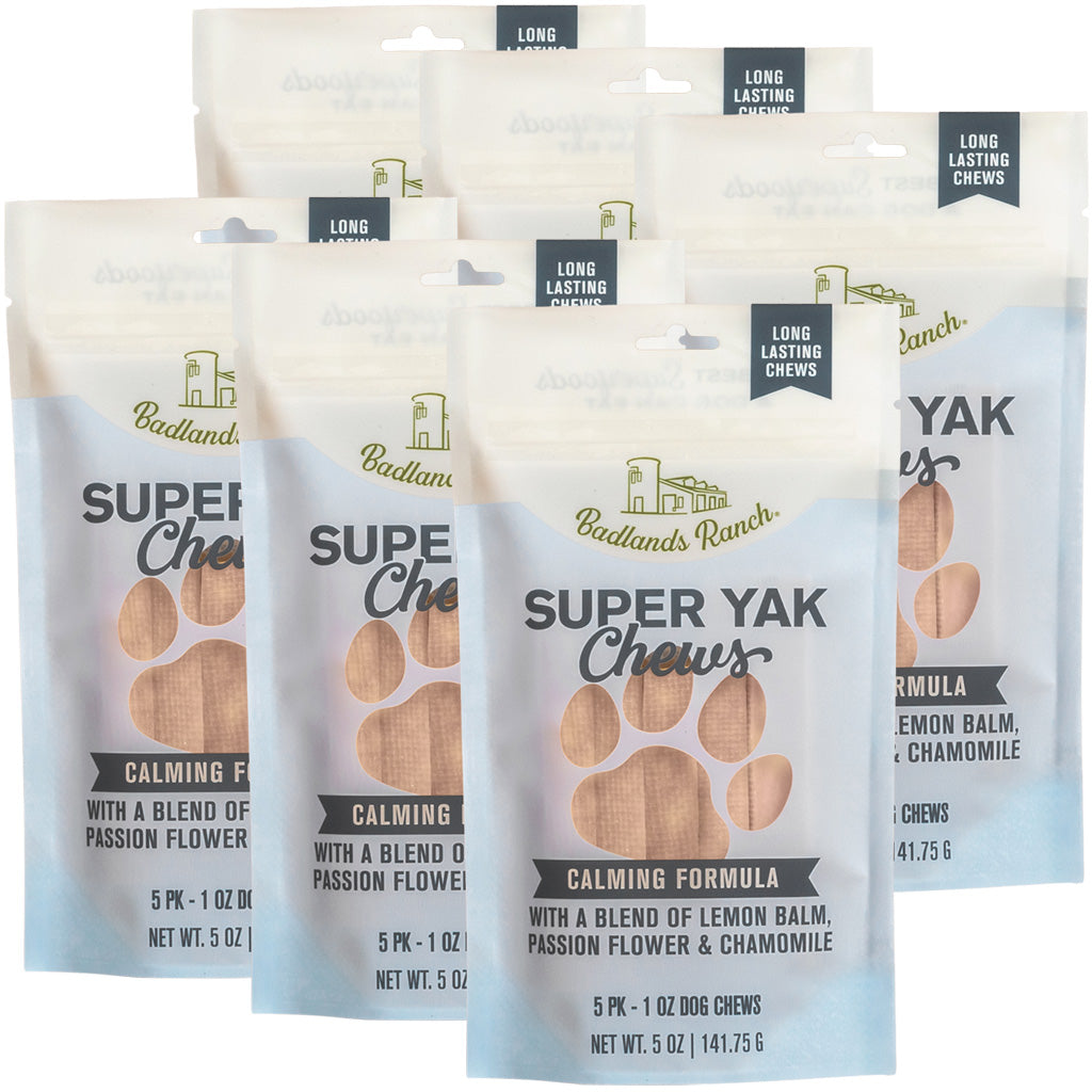 Badlands Ranch Superchew Calming Formula Dog Chews, Small, 1-oz