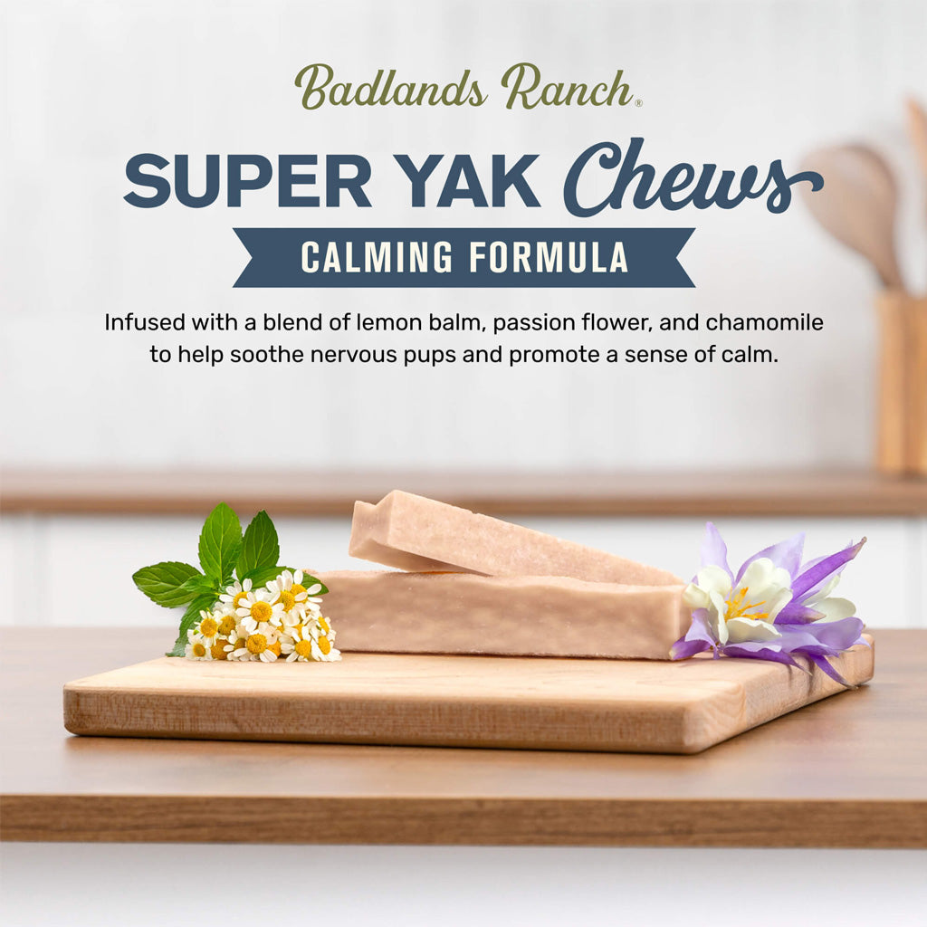 Badlands Ranch Superchew Calming Formula Dog Chews, Small, 1-oz