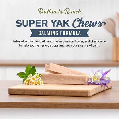 Badlands Ranch Superchew Calming Formula Dog Chews, Small, 1-oz