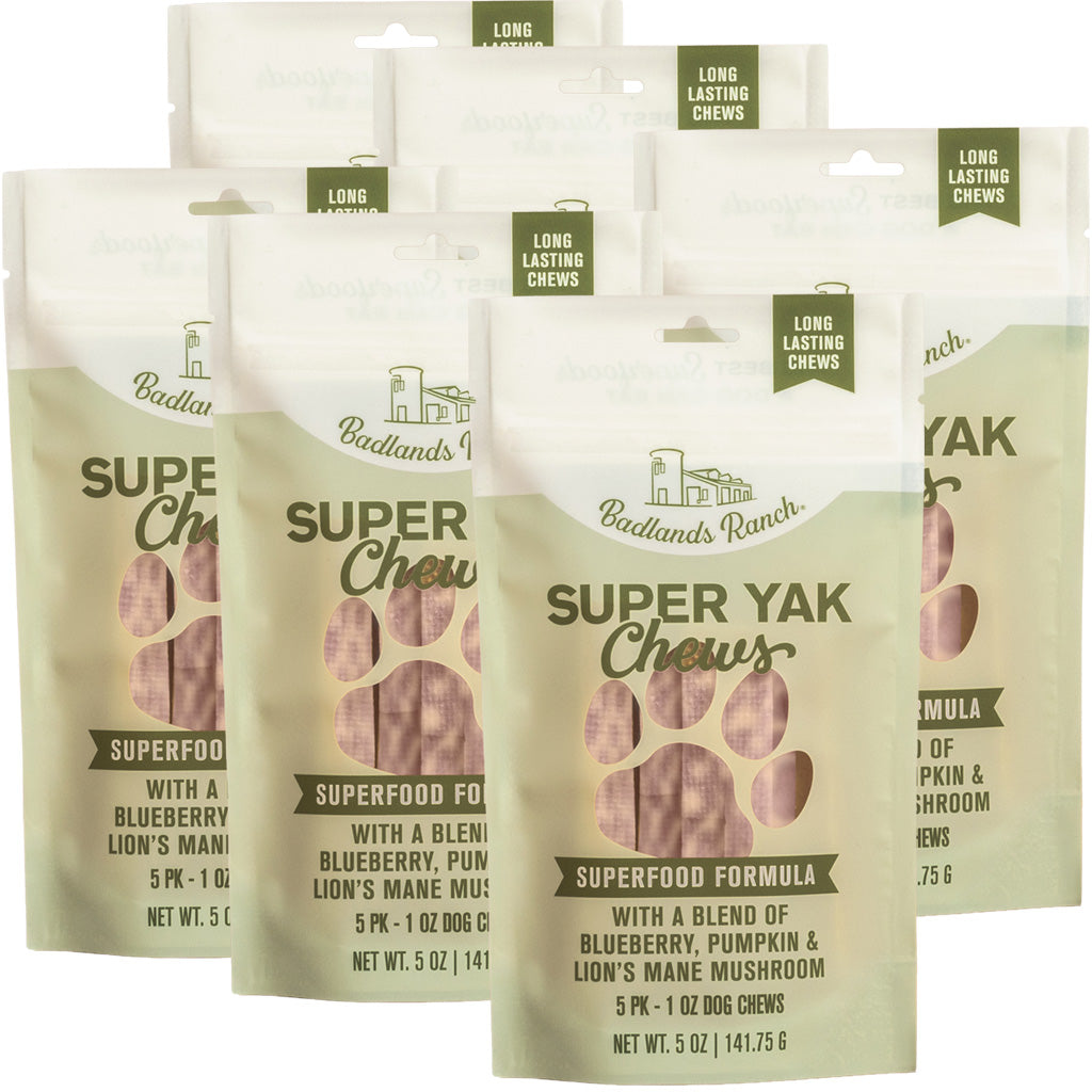 Badlands Ranch Superchew Superfood Formula Dog Chews, Small, 1-oz