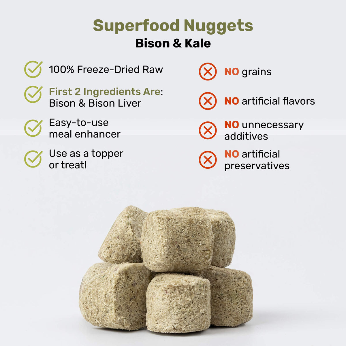 Badlands Ranch Superfood Nuggets Dog Food Topper