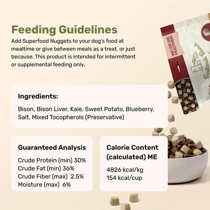 Badlands Ranch Superfood Nuggets Dog Food Topper