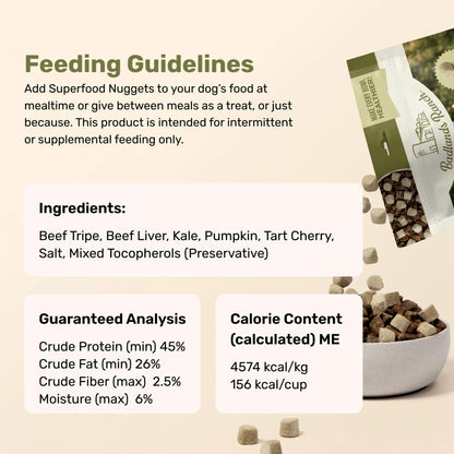 Badlands Ranch Superfood Nuggets Dog Food Topper