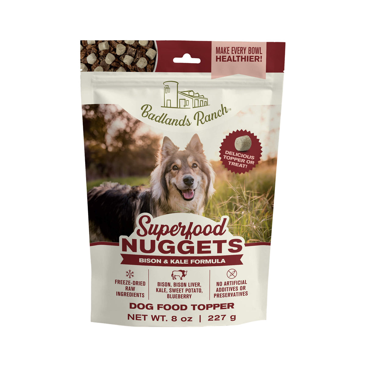 Badlands Ranch Superfood Nuggets Dog Food Topper