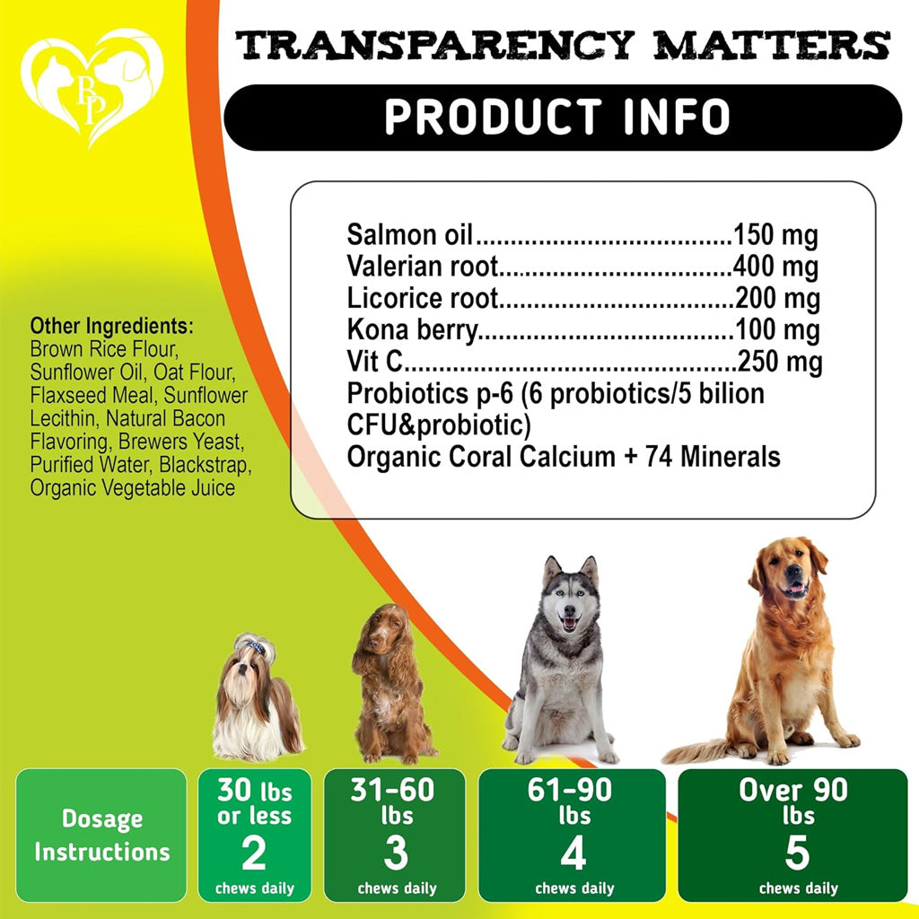 Beloved Pets Anti Itch & Allergy Relief Chews Dog Allergy Supplement, 10-oz