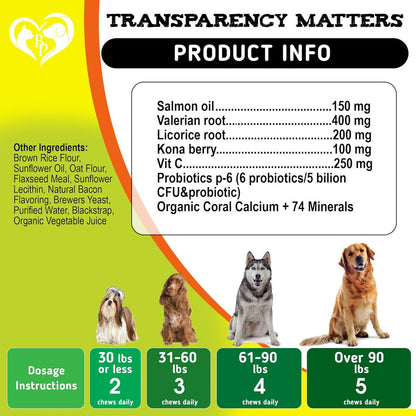 Beloved Pets Anti Itch & Allergy Relief Chews Dog Allergy Supplement, 10-oz