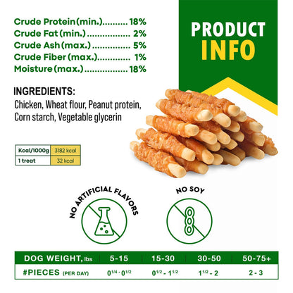 Beloved Pets Biscuits Sticks with Chicken Dog Treats, 10-oz