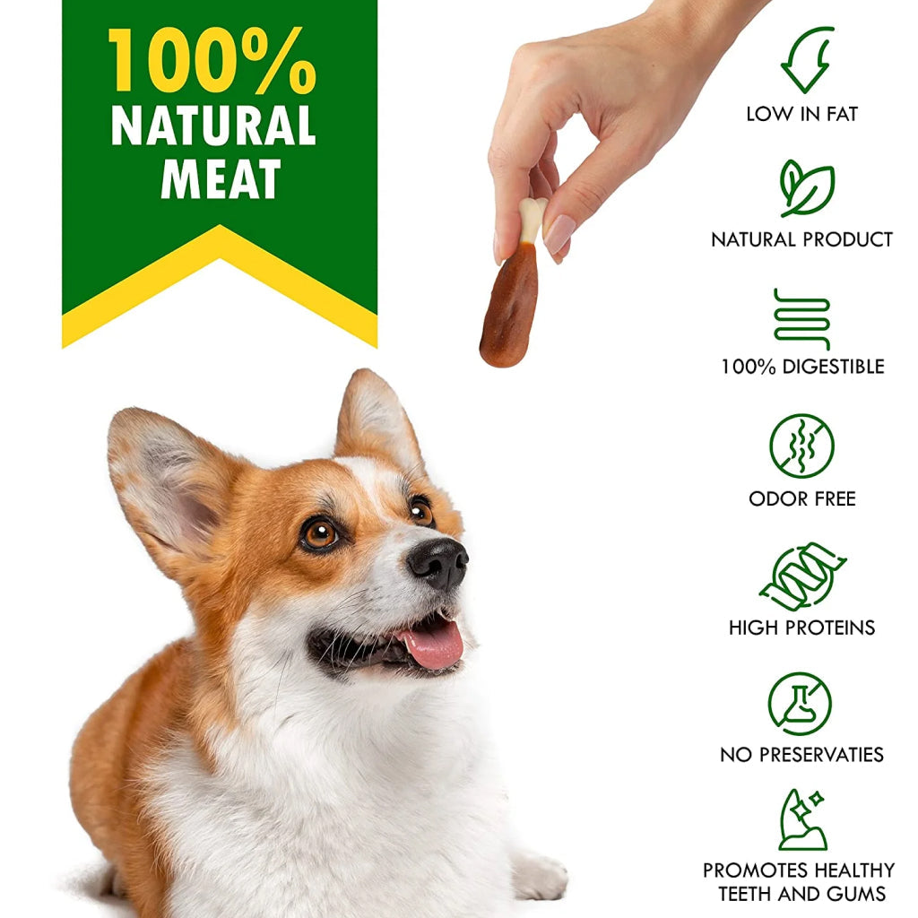 Beloved Pets Calcium Bones with Chicken Natural Chews For Dog (10.6 oz)