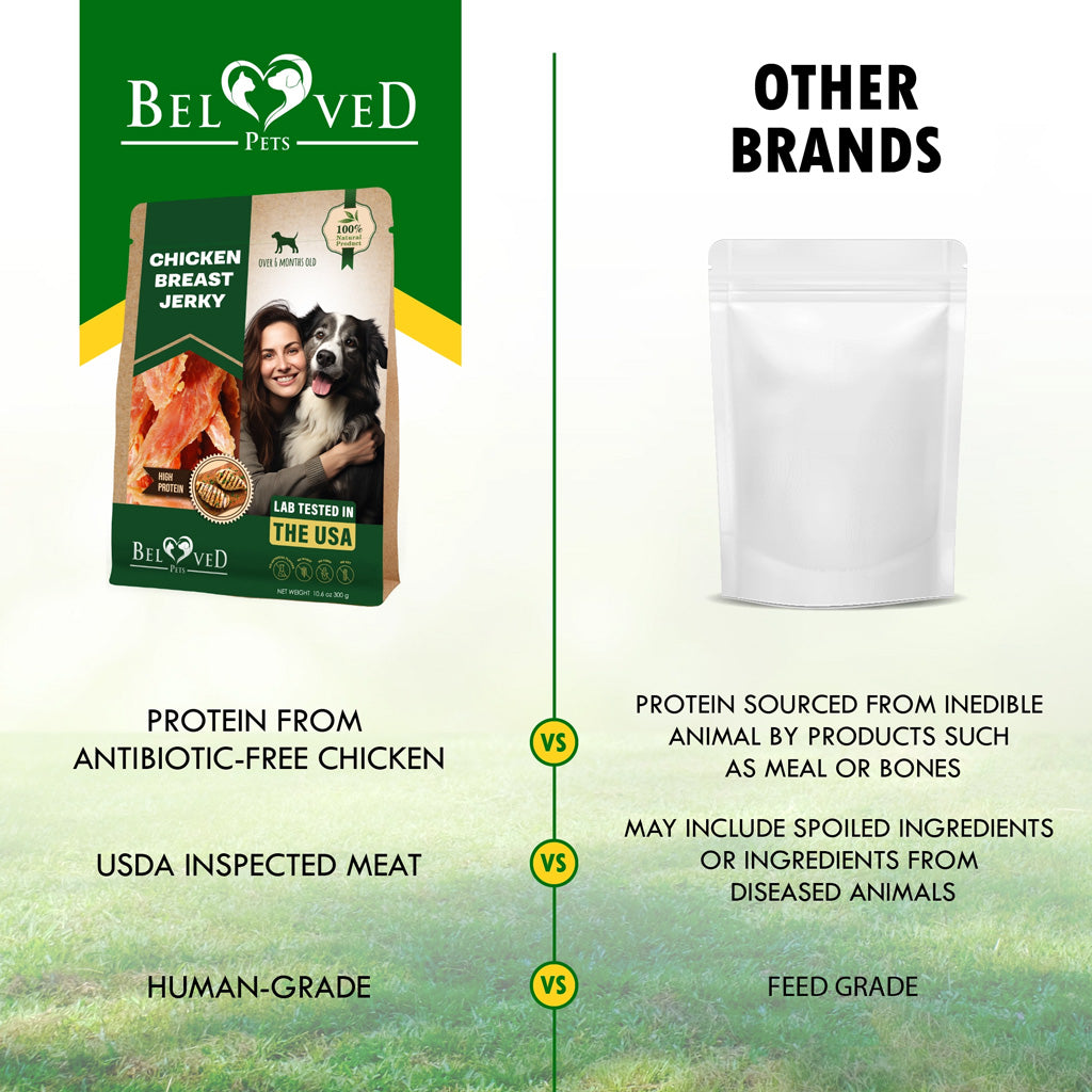 Beloved Pets Chicken Breast Jerky Dog Treats, 10.6-oz
