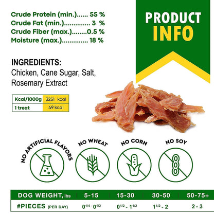 Beloved Pets Chicken Breast Jerky Dog Treats, 10.6-oz