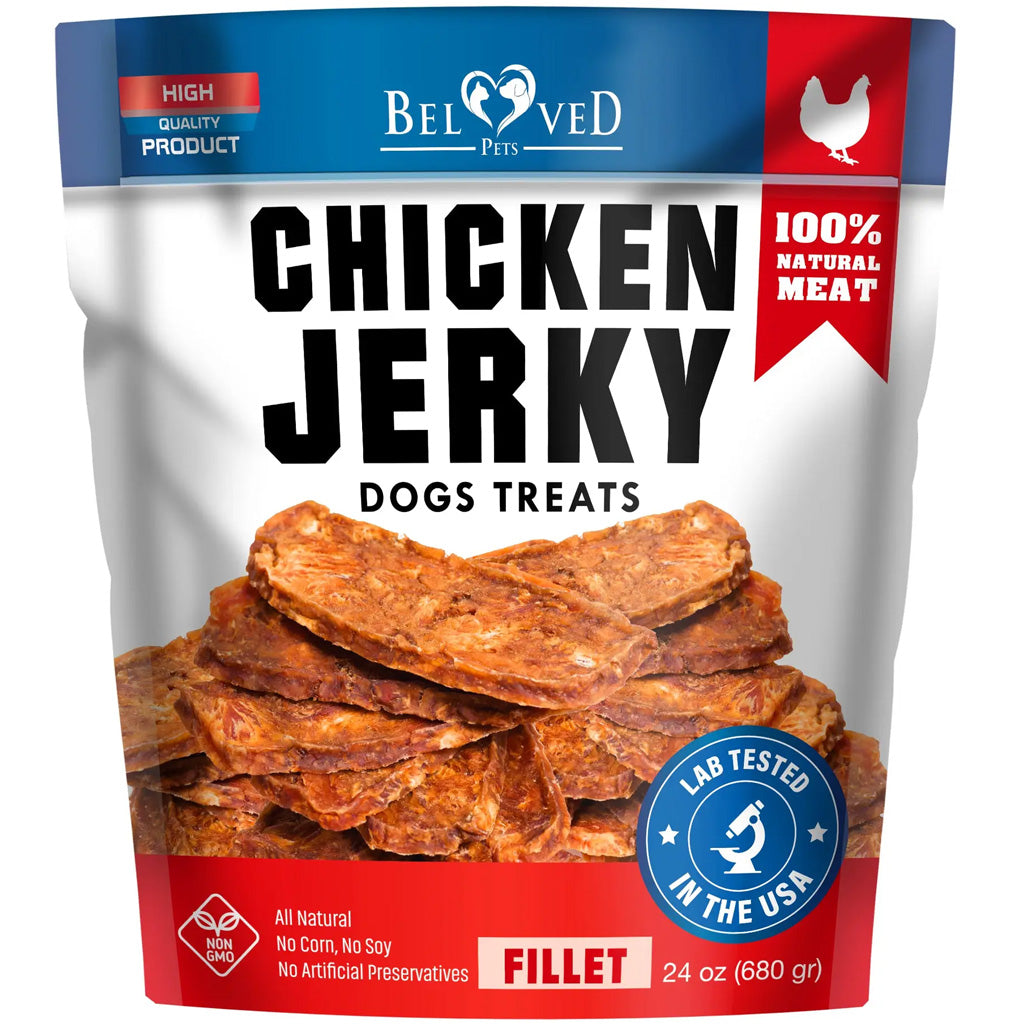 Beloved Pets Chicken Jerky Fillet Dog Treats, 1.5-lb
