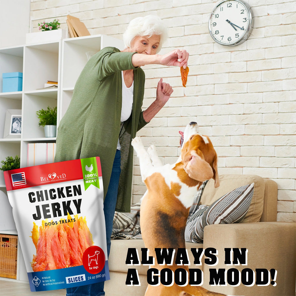 Beloved Pets Chicken Jerky Slices Dog Treats, 1.5-lb