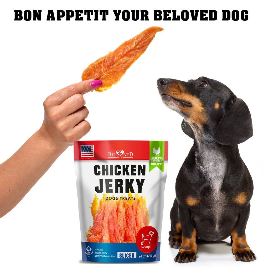 Beloved Pets Chicken Jerky Slices Dog Treats, 1.5-lb