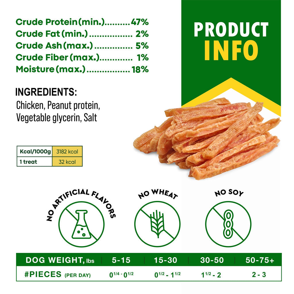 Beloved Pets Chicken Strips Dog Treats, 10.6-oz