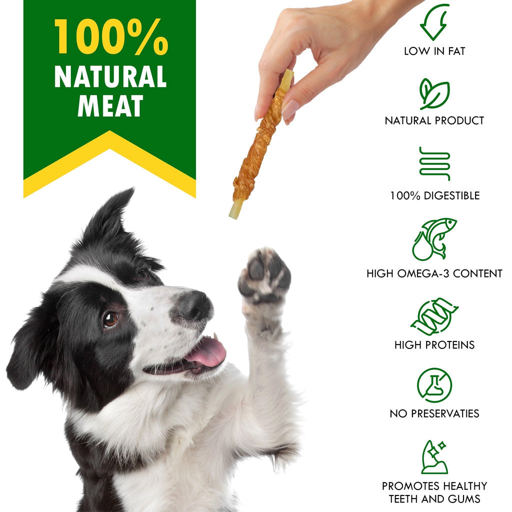Beloved Pets Cod Sticks with Chicken Dog Chew Treats, 10-oz