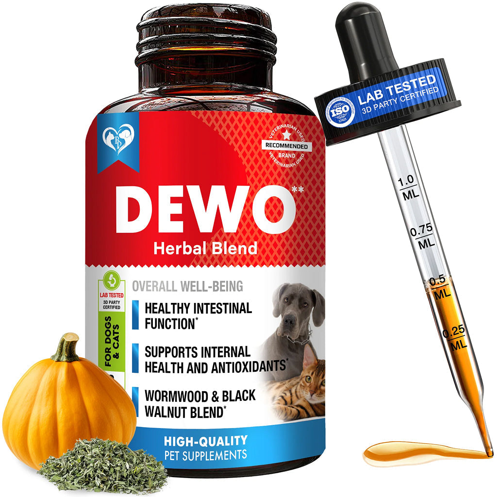 Beloved Pets Dewo Herbal Cleanse Broad Spectrum Intestinal Defense For Dogs & Cats (2 oz)