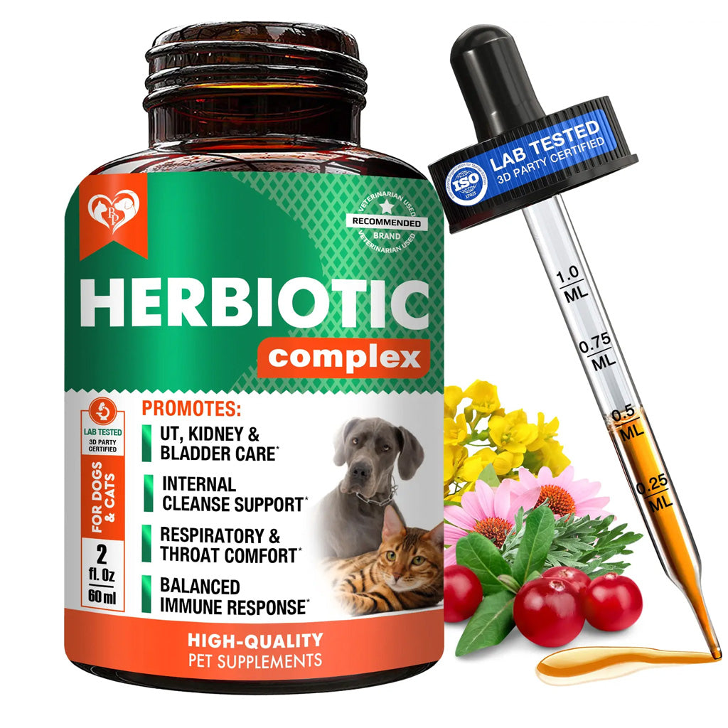 Beloved Pets Natural Herbiotic Liquid Urinary Supplement for Dogs & Cats, 60-mL