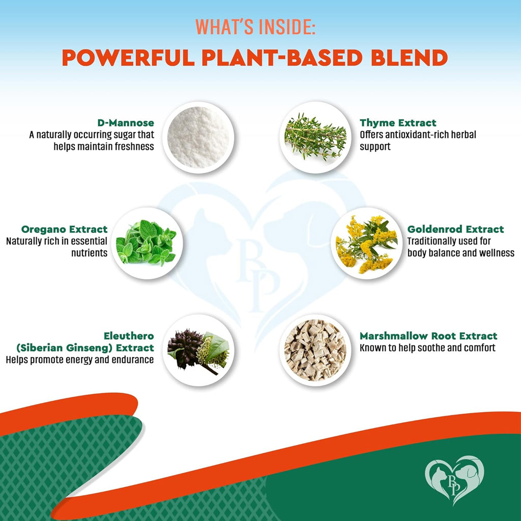 Beloved Pets Natural Herbiotic Liquid Urinary Supplement for Dogs & Cats, 60-mL
